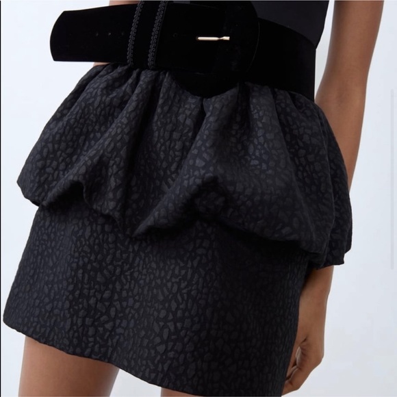 ZARA BNWT Jacquard Mini Skirt - Picture 4 of 7
